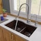 Alfi Brand Chocolate 33" Dbl Bowl Undermount Granite Composite Kitchen Sink AB3320UM-C - alternate 1
